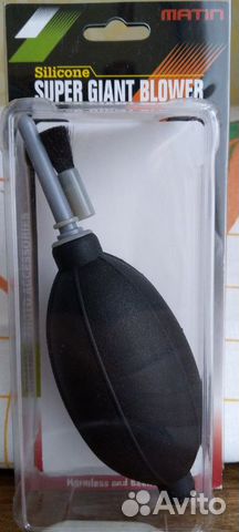 Груша для очистки фотокамер от пыли со щеткой нов