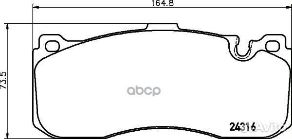 Колодки торм.пер. BMW 1 2,0-3,0/d 09/05/ 3 1