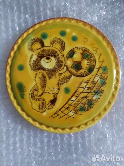 Масленка Еж Гжель