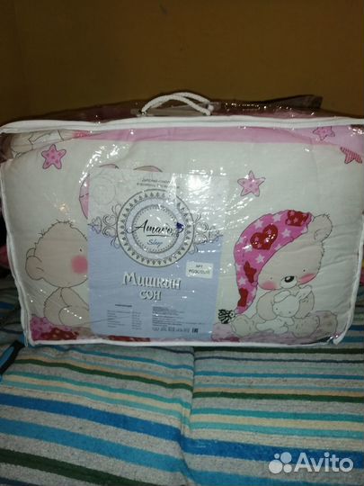 Комплект постельного белья в детскую кроватку