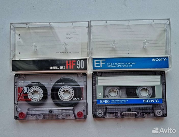 Аудиокассеты Sony, Maxell, TDK. - Made in Japan