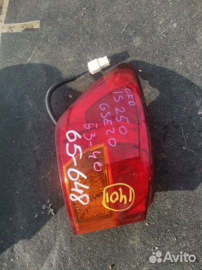 Стоп-сигнал задний левый Lexus Is250 GSE20