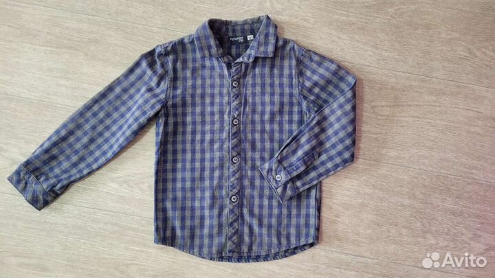 Фланелевая рубашка для мальчика