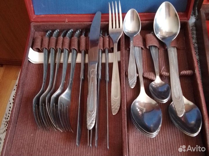 Столовые приборы 60- 70г, нержавейка винтаж