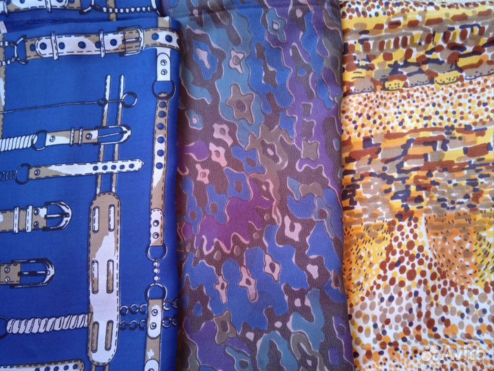 Ткань винтаж СССР искусственный шёлк