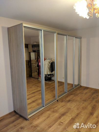 Шкаф-купе большой, 5 дверный, 3,5 метра