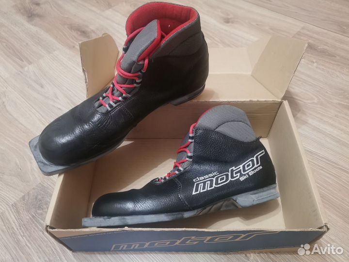 Лыжные ботинки classic motor ski boots 46 размер