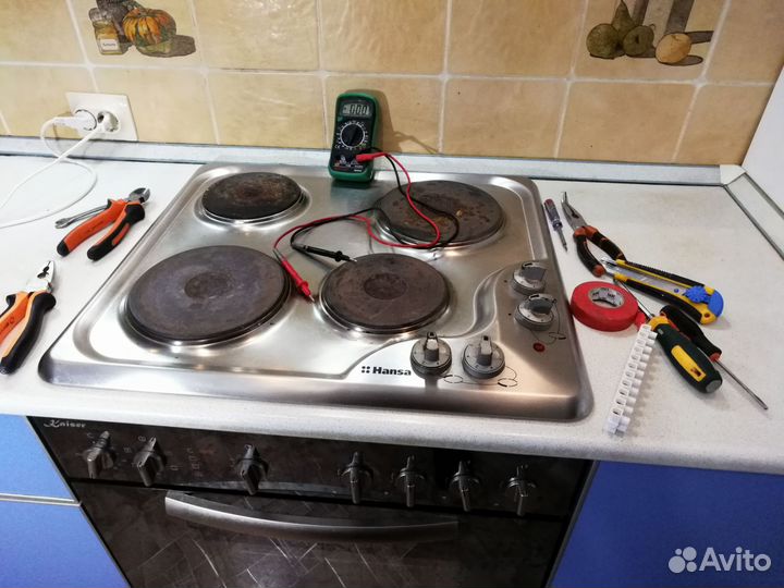 Ремонт варочных панелей духовых шкафов электроплит