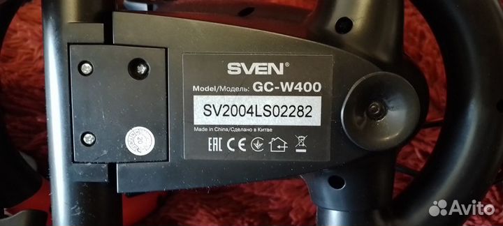 Продам игровой руль для пк sven GC-W400