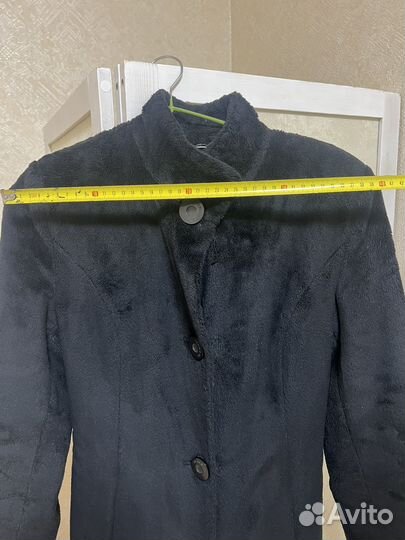 Пальто стильное плюшевое на весну / осень