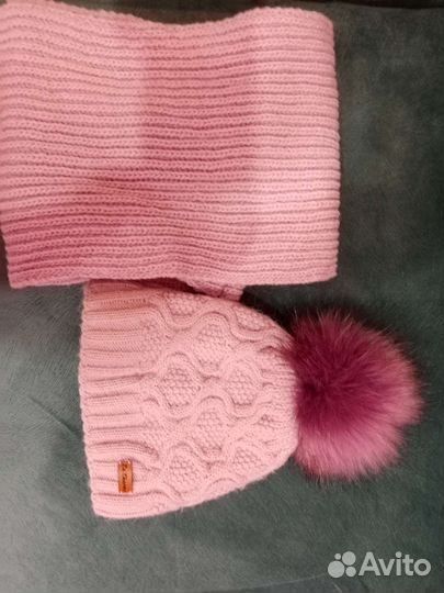 Шапка зимняя для девочки 50 52