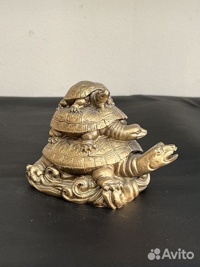 Статуэтка Три черепахи 7,5 х 12 см