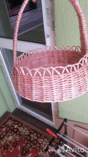 Корзина плетеная