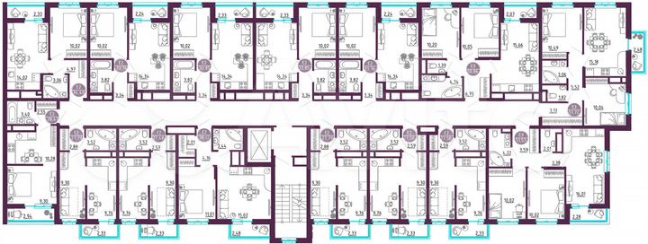 1-к. квартира, 33,8 м², 9/10 эт.