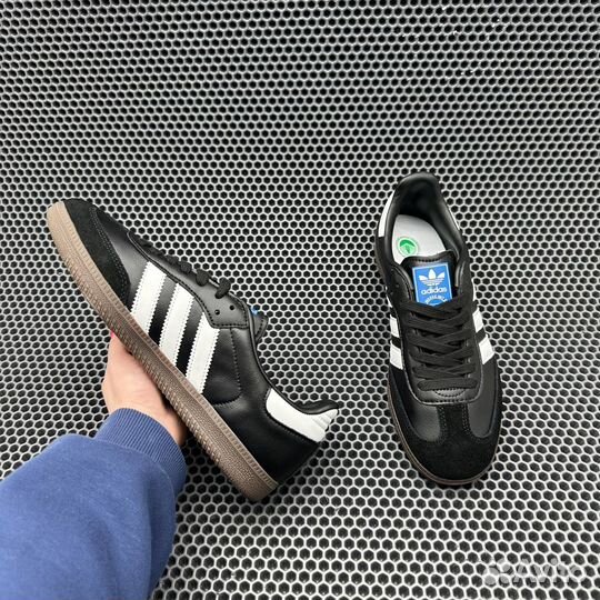 Кроссовки Adidas Samba OG GS Black White