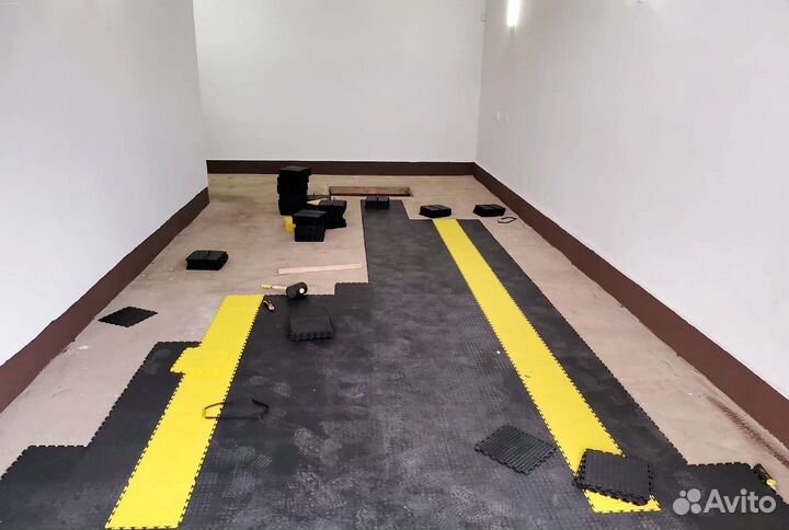 Модульные полы для гаража