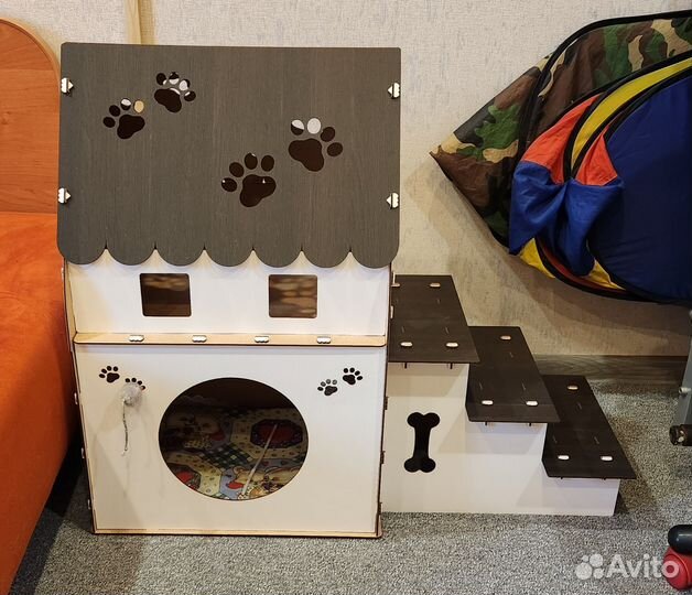 Домик лежанка для кошки новая