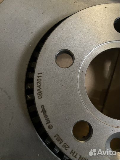 Диск тормозной volvo 316mm s60 s80 v70