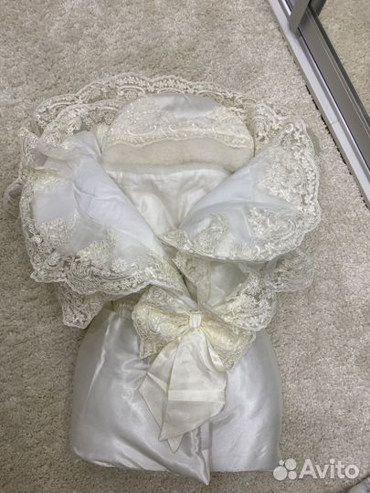 Конверт на выписку зимний для девочки