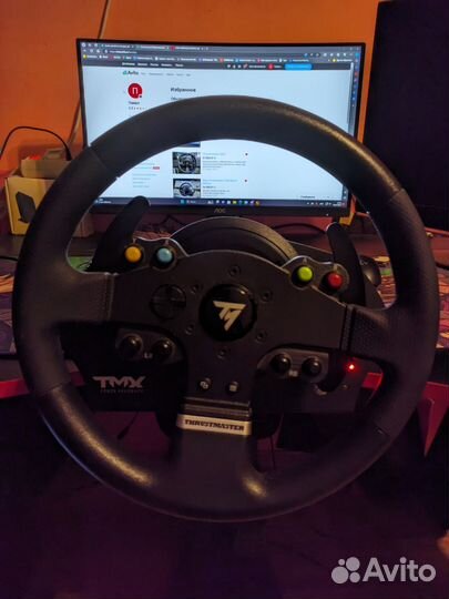 Игровой руль thrustmaster tmx