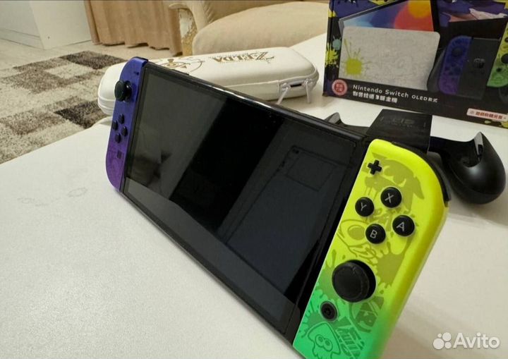 Nintendo switch oled с играми. Не прошитая