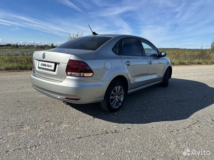 Volkswagen Polo 1.6 AT, 2019, 60 500 км