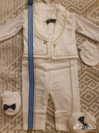 Комплект для новорожденных крестильный