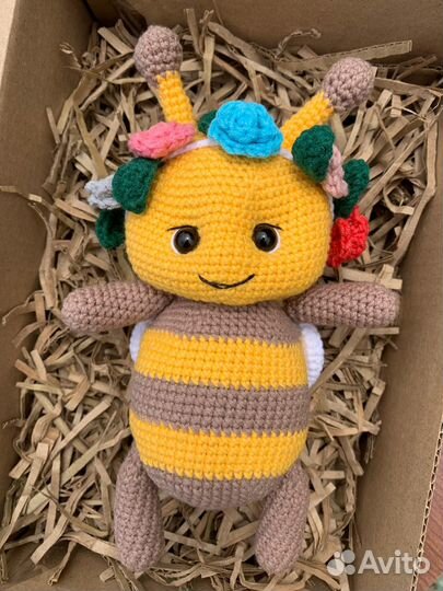 Мягкие игрушки ручной работы Пчелка
