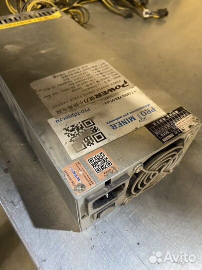 Блок питания 2500w для asic s9