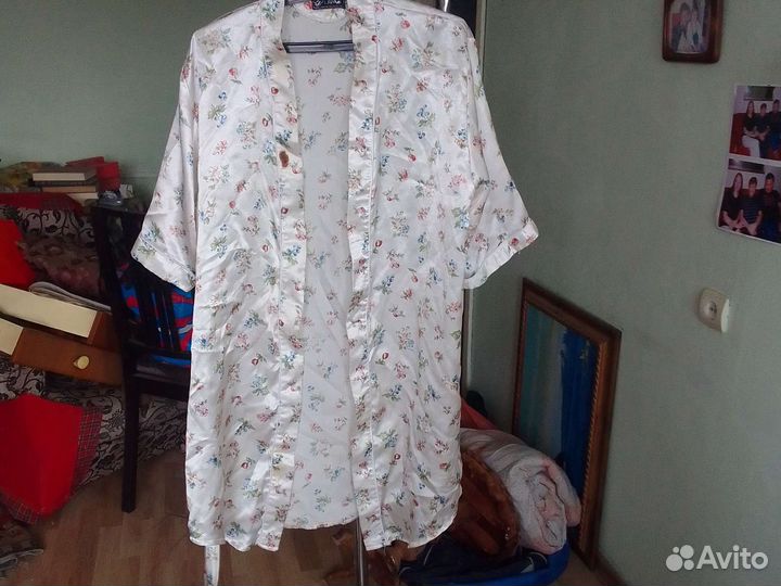 Халат шелковый