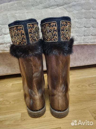 Унты женские из Якутии, ношенные несколько раз