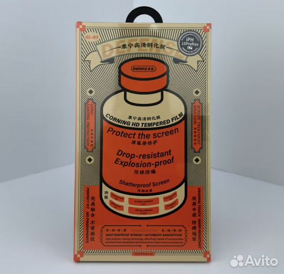 Защитное стекло remax на iPhone