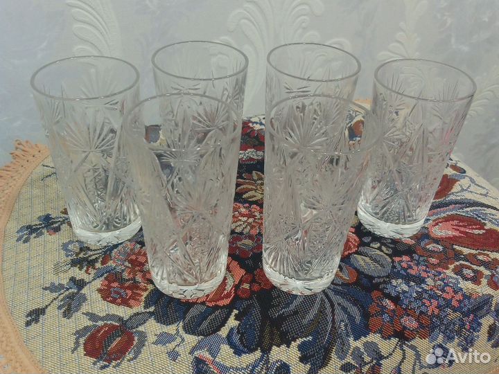 Хрустальные стаканы