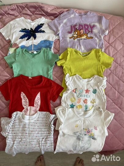 Лосины,шорты,платья на девочку 98-110