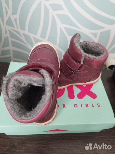 Ботинки демисезонные для девочки 25 размер