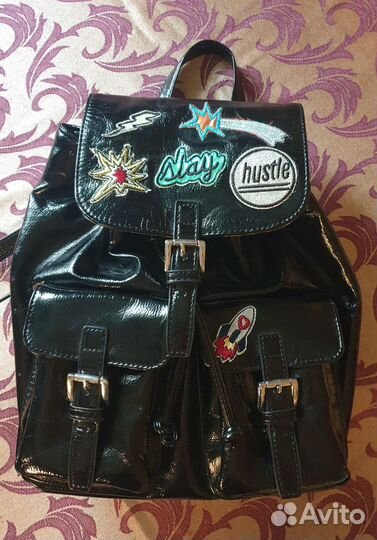 Рюкзак steve madden черный для девочки подростка