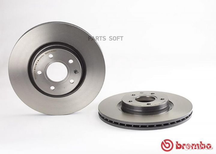 Brembo 09946811 диск тормозной с покрытием