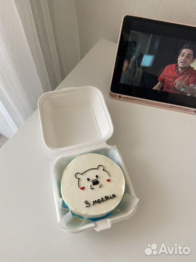 Бенто-торт, торт на праздник, торт сердце