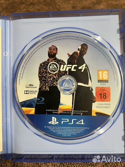 Игра для приставки UFC4 PS4