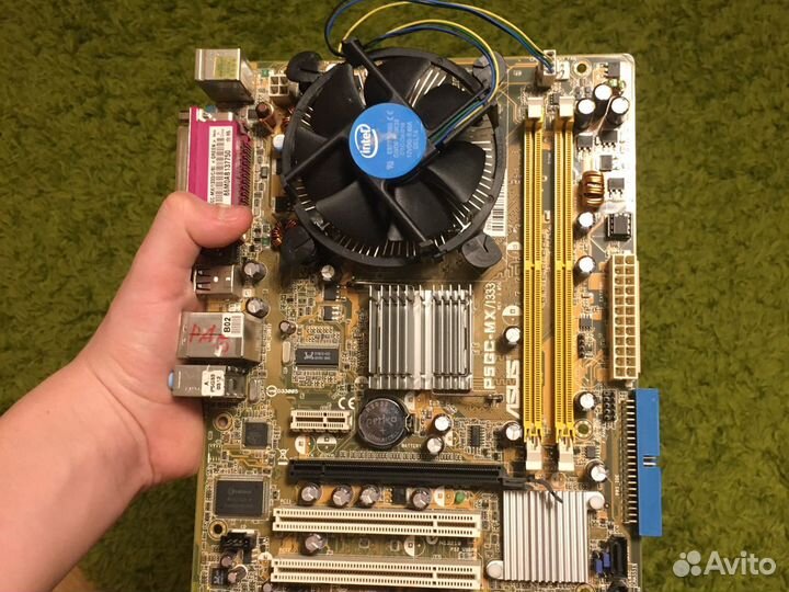 Комплект материнская плата с процессором