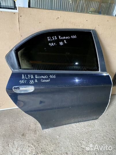 Дверь задняя правая Alfa Romeo 166 в сборе