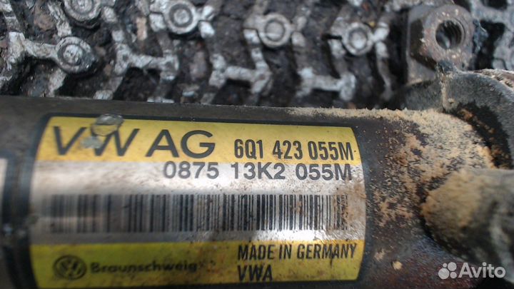 Рейка рулевая с г/у Volkswagen Polo, 2002