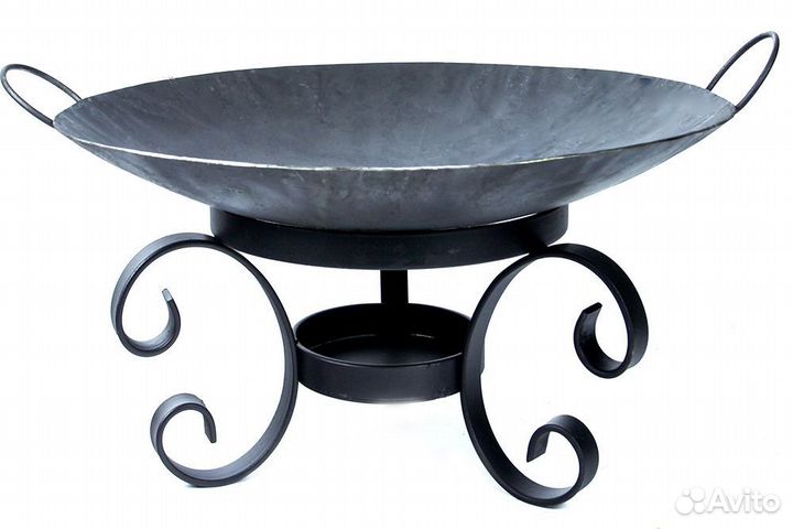 Сковорода Садж из стали 50 см с подставкой Тунис