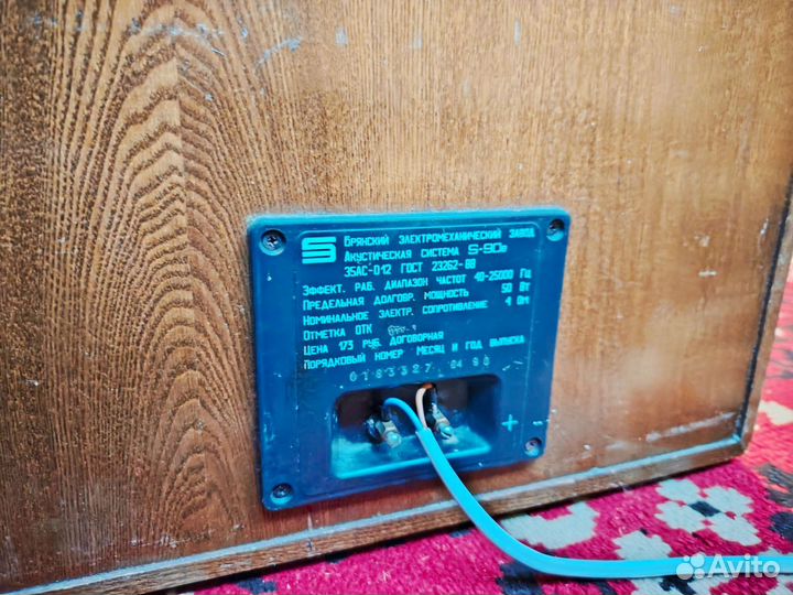 Акустические колонки СССР, усилитель