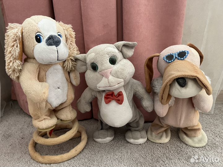 Музыкальные мягкие игрушки пакетом