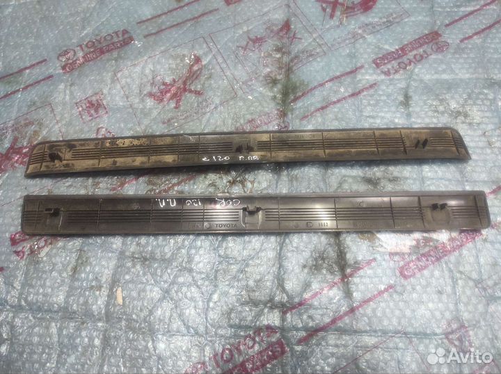 Накладка порога переднего Тойота Королла 120