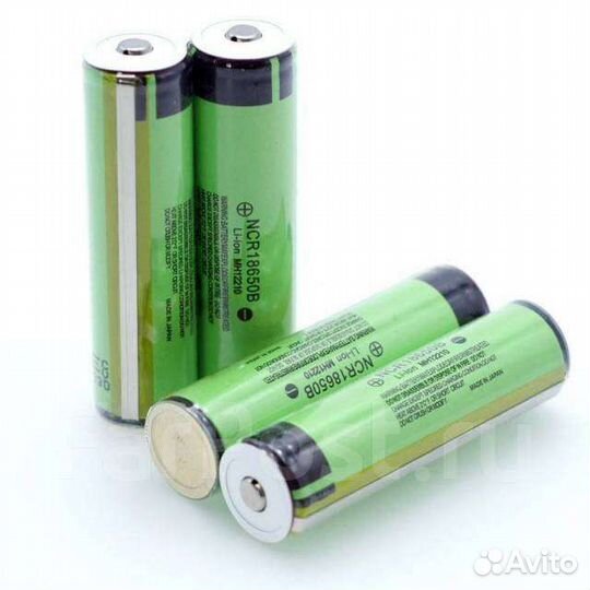 Аккумулятoр NCR18650B с выпуклым плюсом 3400 mAh