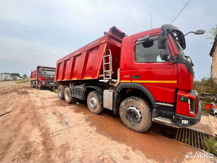 Аренда самосвала volvo FM 8x4 для тяжелых перевозо