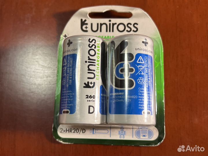 Батарейки 2600 series D