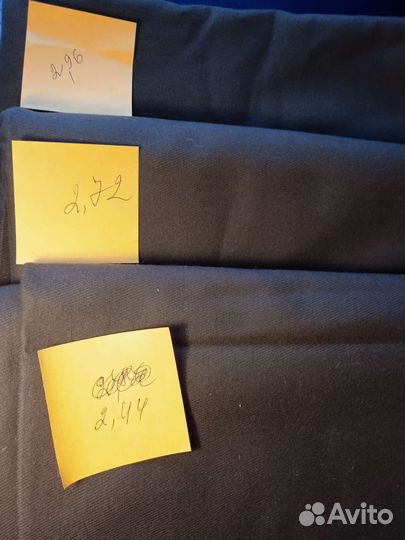 Отрезы шинельной и шерстяной ткани